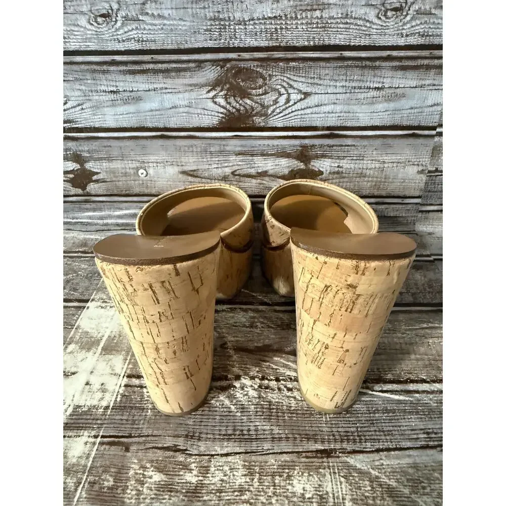 Veronica Beard Paulita Cork Wedges Size 5.5